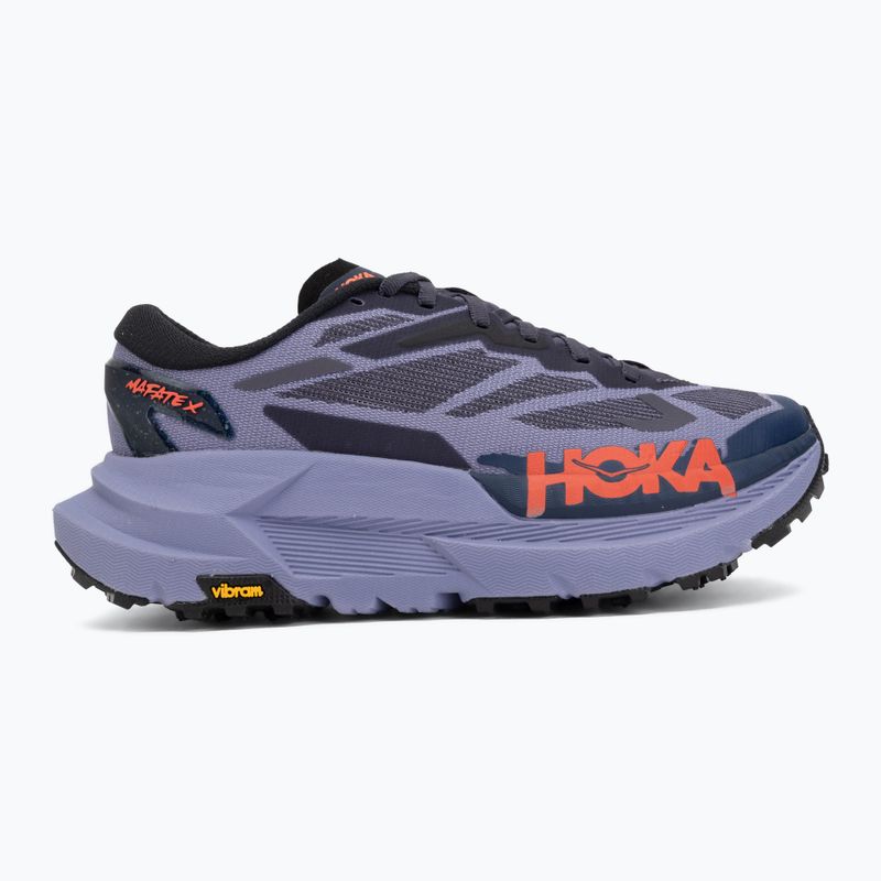 Încălțăminte de alergare pentru femei HOKA Mafate X berry jam/squid ink 2