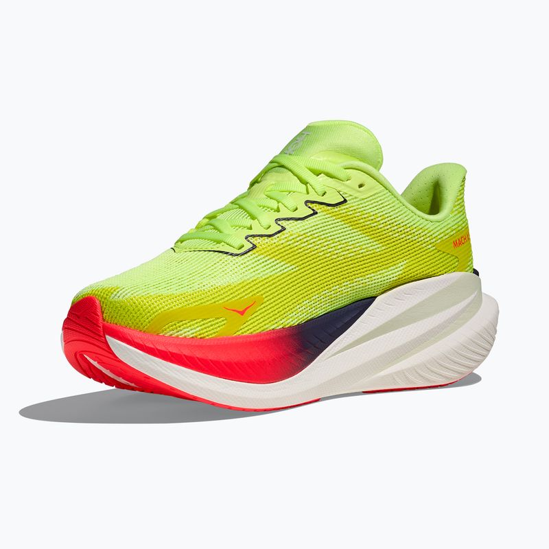 Încălțăminte de alergare pentru femei Hoka Mach X 3 neon yuzu/squid ink 2