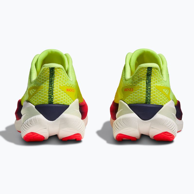 Încălțăminte de alergare pentru femei Hoka Mach X 3 neon yuzu/squid ink 6