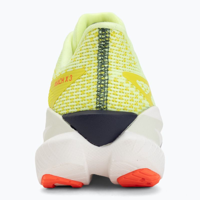 Încălțăminte de alergare pentru femei Hoka Mach X 3 neon yuzu/squid ink 6