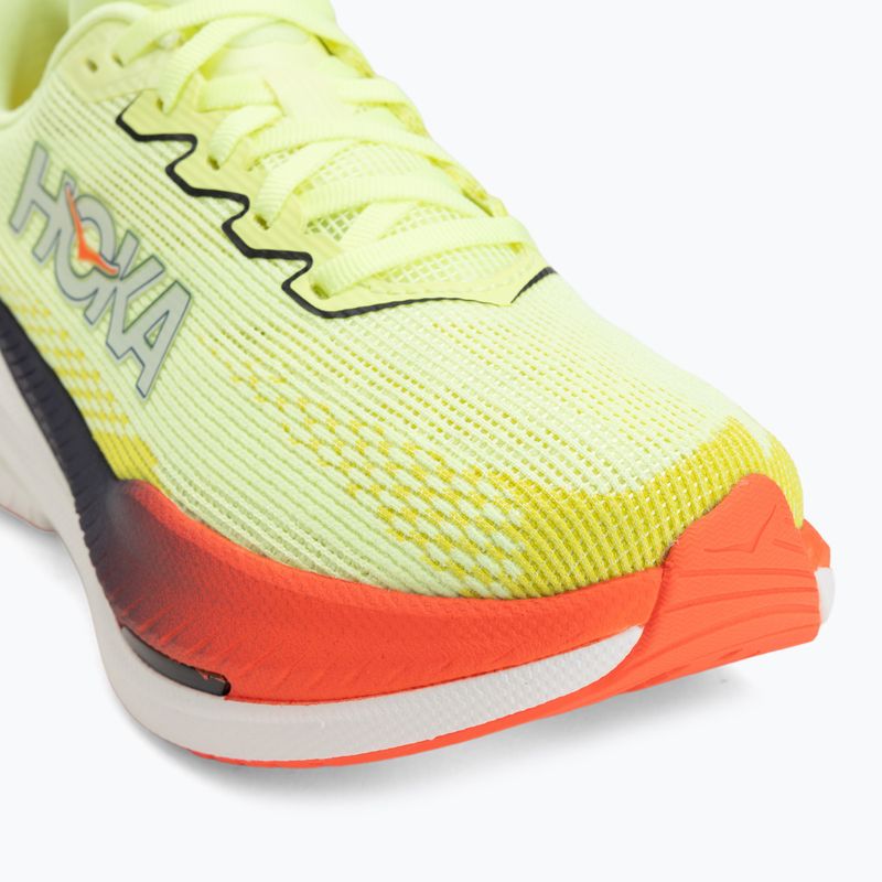 Încălțăminte de alergare pentru femei Hoka Mach X 3 neon yuzu/squid ink 7