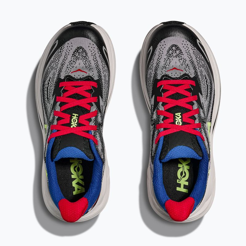 Încălțăminte de alergare pentru copii HOKA Clifton 10 foggy grey/black 8