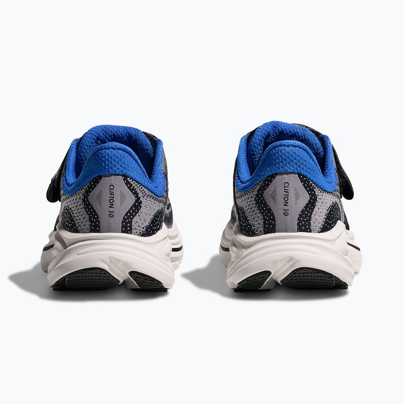 Încălțăminte de alergare pentru copii HOKA Clifton 10 foggy grey/black 6