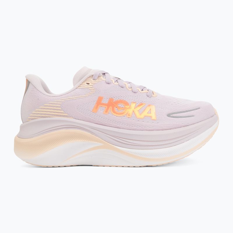 Încălțăminte de alergare pentru femei Hoka Skyward X 2 lilac cream/tangerine glow 2