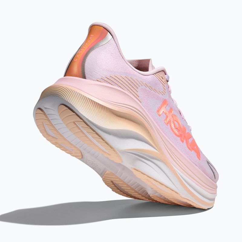 Încălțăminte de alergare pentru femei Hoka Skyward X 2 lilac cream/tangerine glow 5