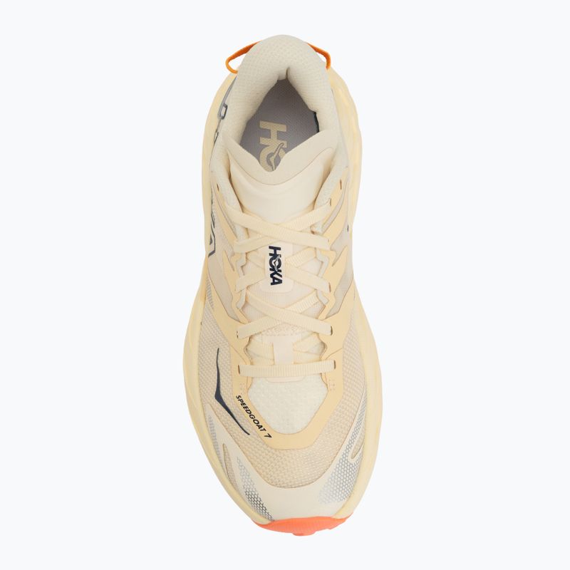 Încălțăminte de alergare pentru femei  HOKA Speedgoat 7 vintage yellow/neon flame 5