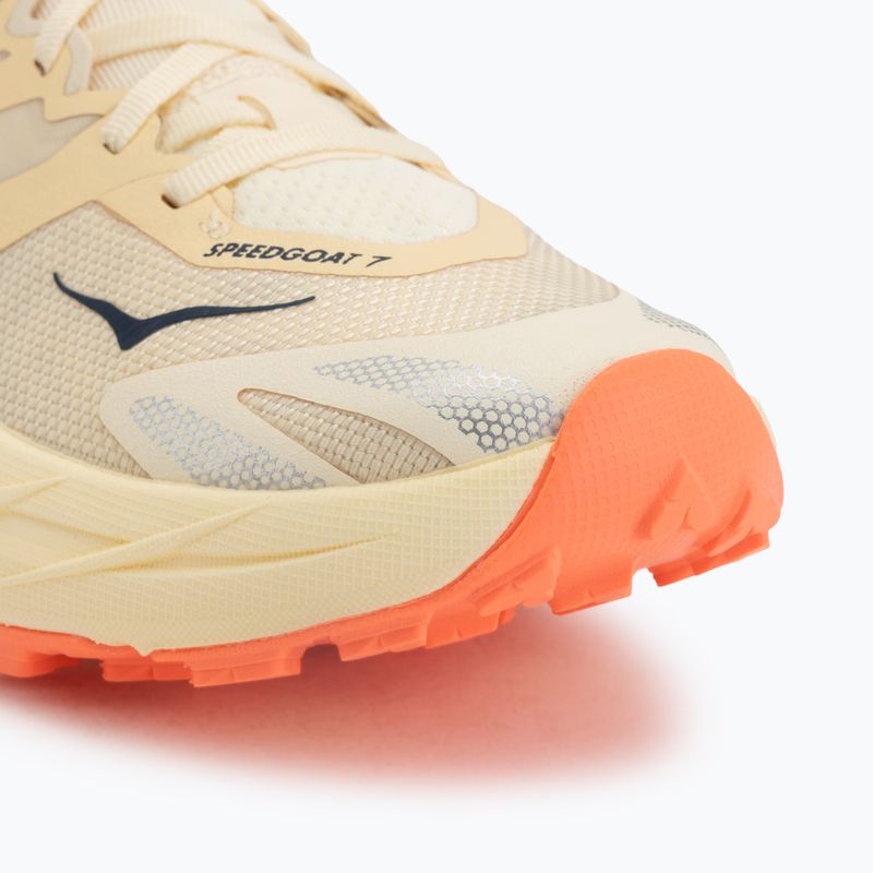 Încălțăminte de alergare pentru femei  HOKA Speedgoat 7 vintage yellow/neon flame 6
