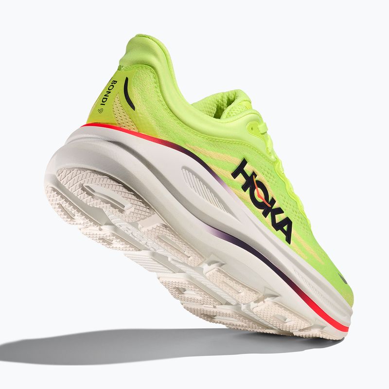 Încălțăminte de alergare pentru bărbați HOKA Bondi 9 neon yuzu/sunlight 5