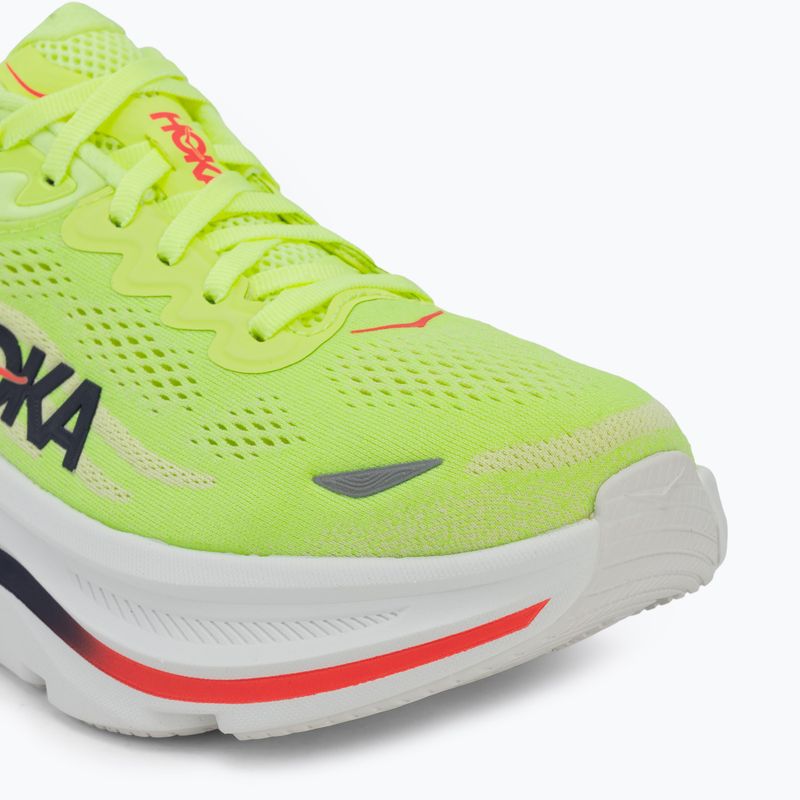 Încălțăminte de alergare pentru bărbați HOKA Bondi 9 neon yuzu/sunlight 7