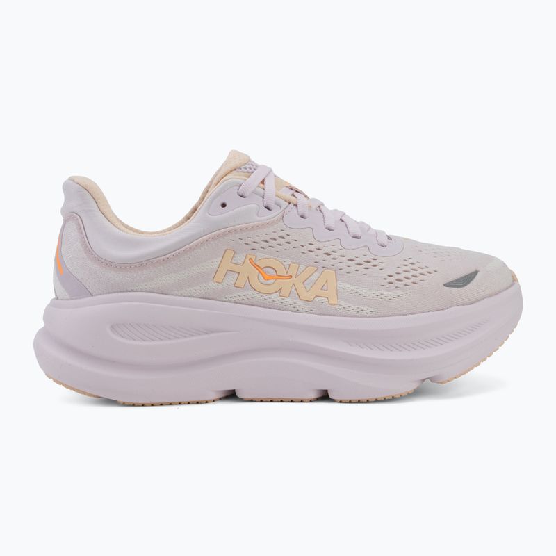 Încălțăminte de alergare pentru femei HOKA Bondi 9 lilac cream/tangerine glow 2