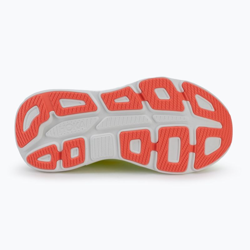 Încălțăminte de alergare pentru femei HOKA Bondi 9 neon yuzu/sunlight 4