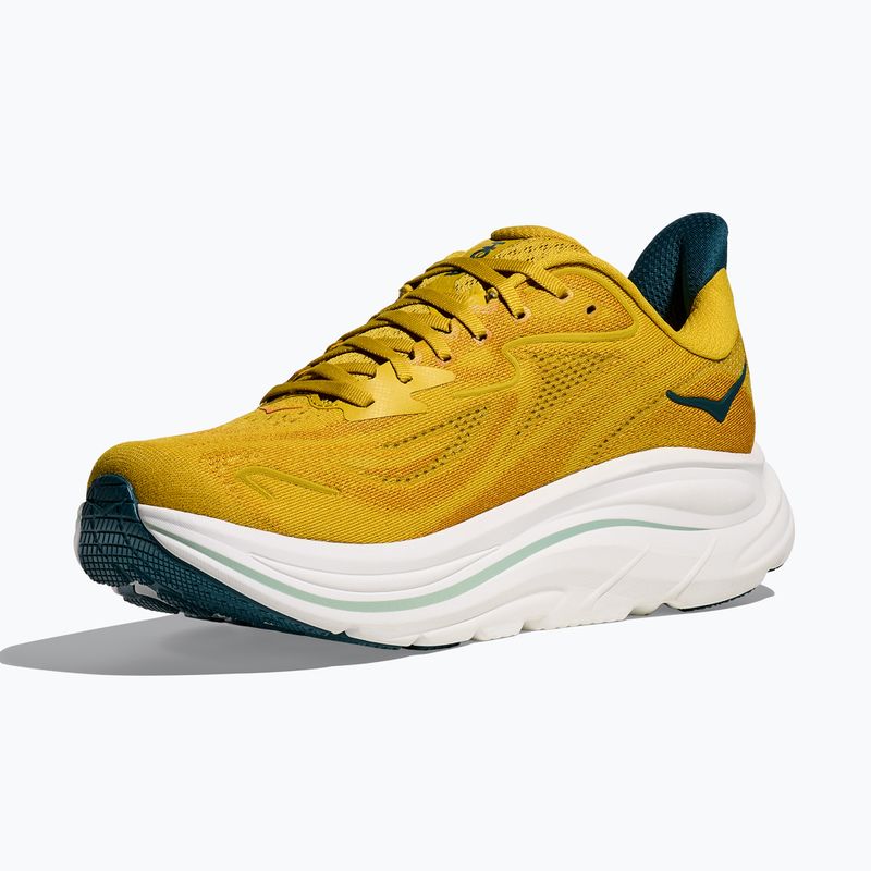 Încălțăminte de alergare pentru bărbați HOKA Clifton 10 yellow gold/tidal wave 2