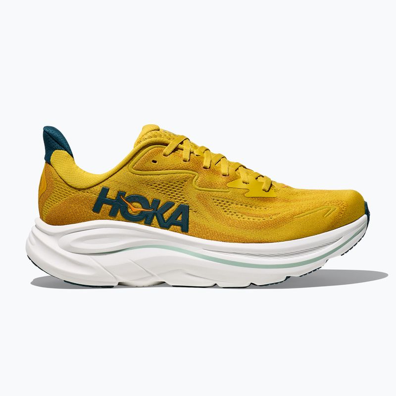 Încălțăminte de alergare pentru bărbați HOKA Clifton 10 yellow gold/tidal wave 3