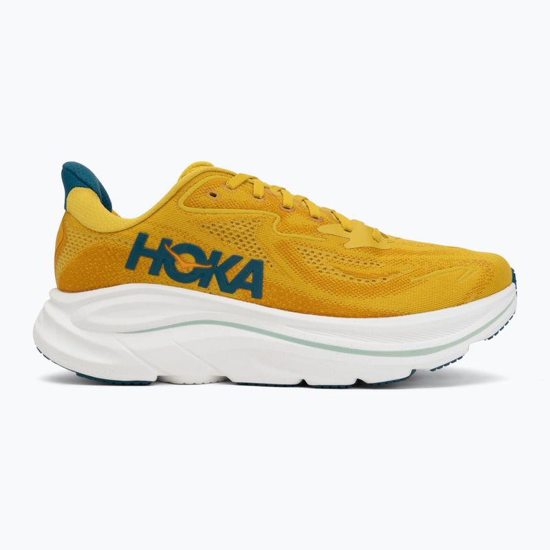 Încălțăminte de alergare pentru bărbați HOKA Clifton 10 yellow gold/tidal wave 2