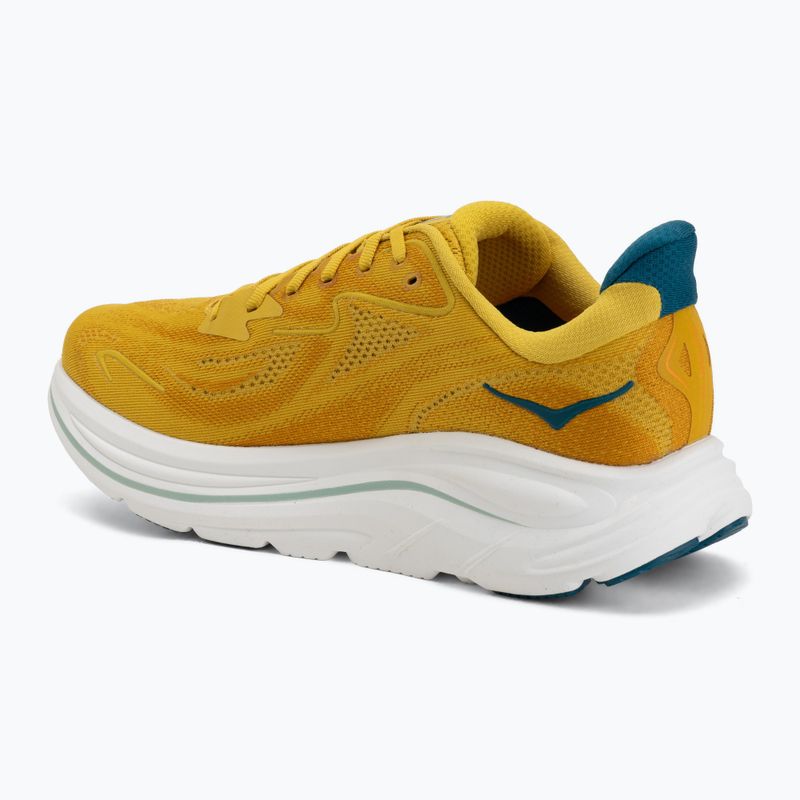 Încălțăminte de alergare pentru bărbați HOKA Clifton 10 yellow gold/tidal wave 3