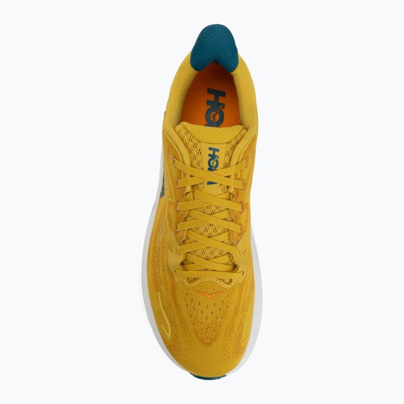 Încălțăminte de alergare pentru bărbați HOKA Clifton 10 yellow gold/tidal wave 5