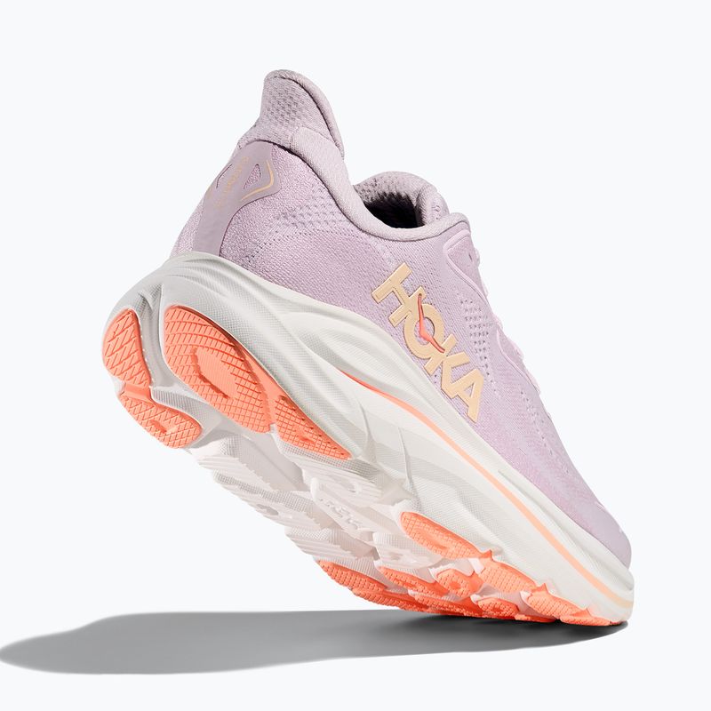 Încălțăminte de alergare pentru femei HOKA Clifton 10 lilac cream/tangerine glow 5