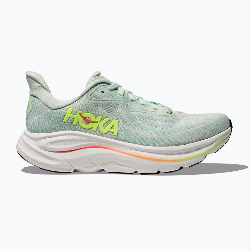 Încălțăminte de alergare pentru femei HOKA Clifton 10 sea glass/neon flame 3
