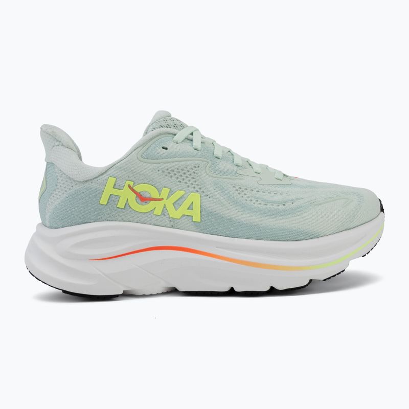 Încălțăminte de alergare pentru femei HOKA Clifton 10 sea glass/neon flame 2