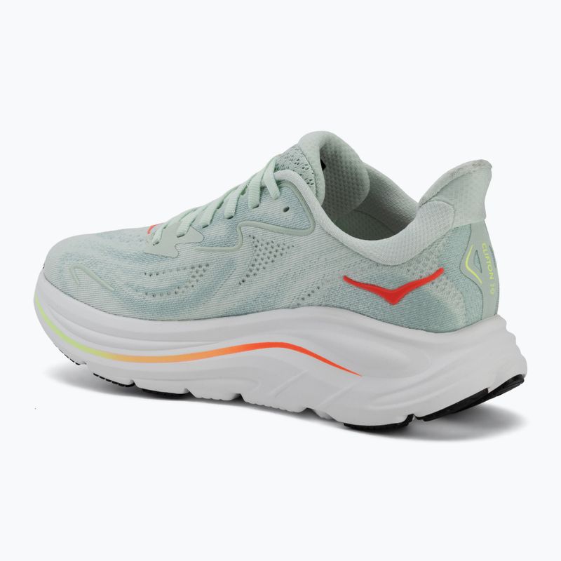Încălțăminte de alergare pentru femei HOKA Clifton 10 sea glass/neon flame 3