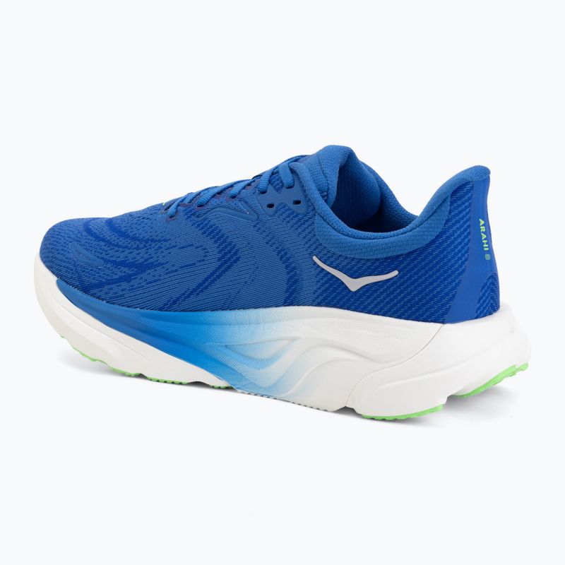 Încălțăminte de alergare pentru bărbați HOKA Arahi 8 cobalt blue/neon green 3