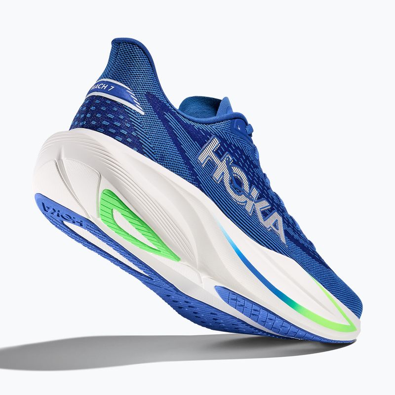 Încălțăminte de alergare pentru bărbați HOKA Mach 7 cobalt blue/neon green 5