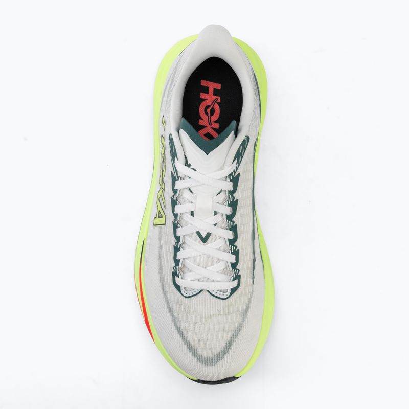 Încălțăminte de alergare pentru bărbați HOKA Mach 7 Wide frost/neon yuzu 5