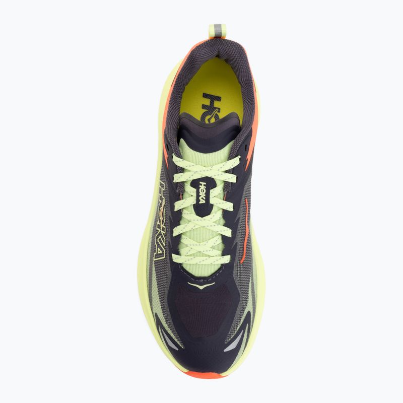 Încălțăminte de alergare pentru femei HOKA Zinal 3 squid ink/neon yuzu 5