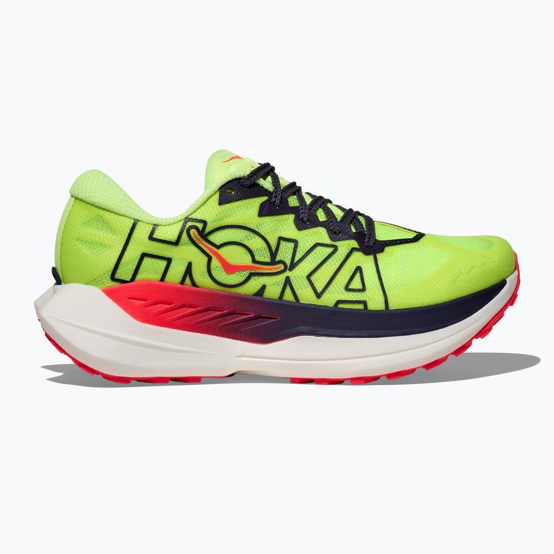 Încălțăminte de alergare pentru bărbați HOKA Rocket X Trail neon Yuzu/neon flame 3