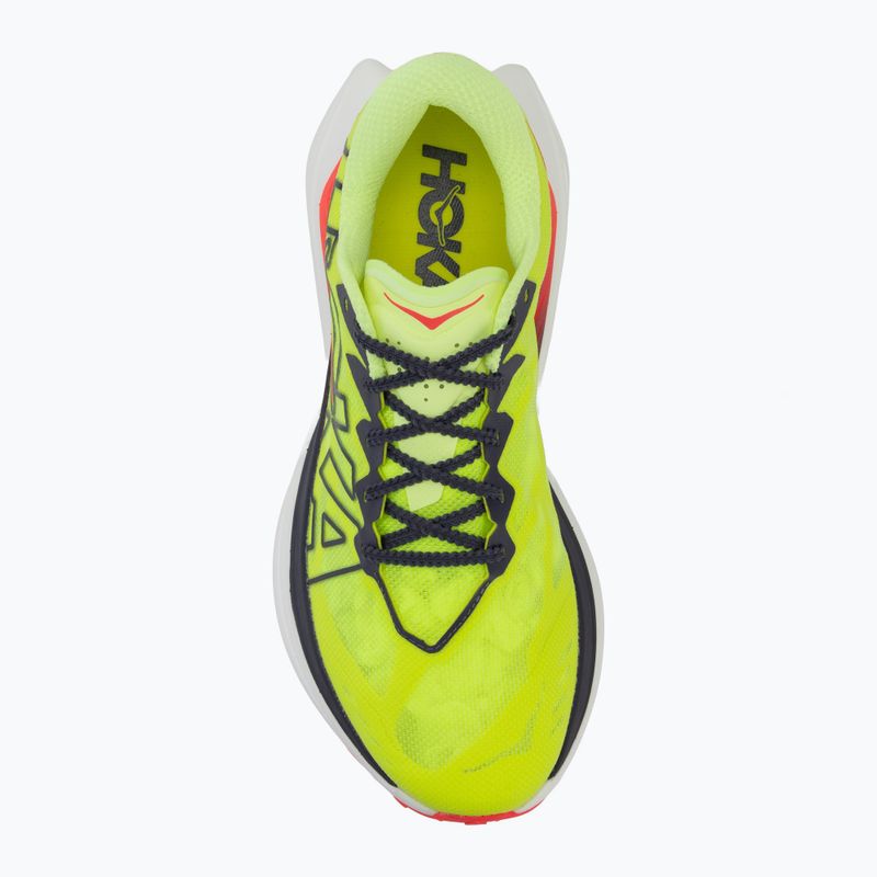 Încălțăminte de alergare pentru bărbați HOKA Rocket X Trail neon Yuzu/neon flame 5