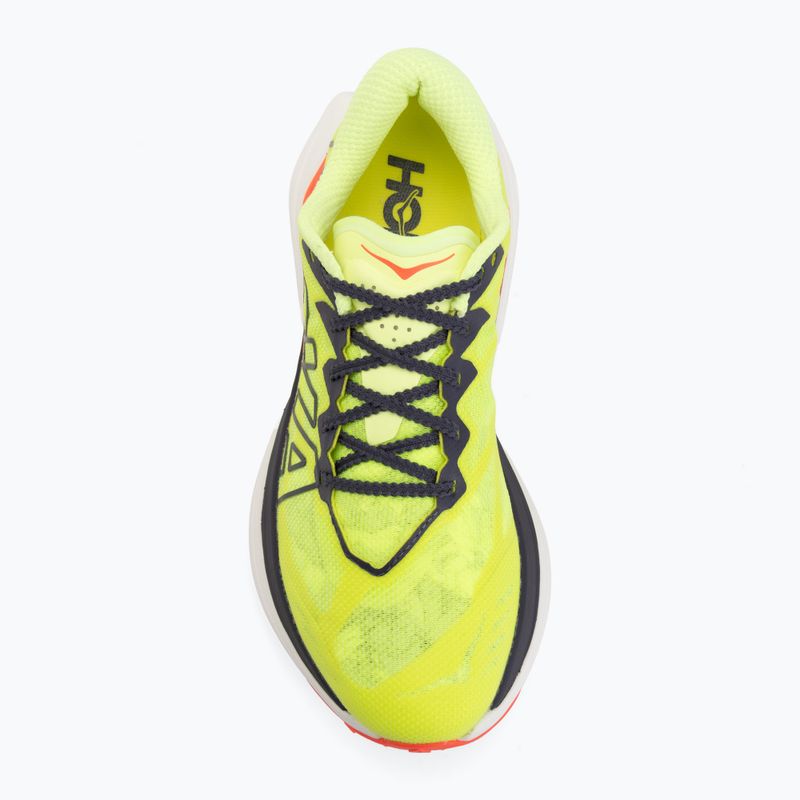 Încălțăminte de alergare pentru femei HOKA Rocket X Trail neon yuzu/neon flame 5
