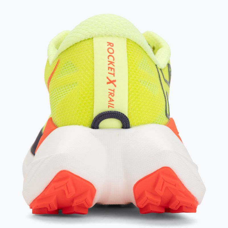 Încălțăminte de alergare pentru femei HOKA Rocket X Trail neon yuzu/neon flame 6