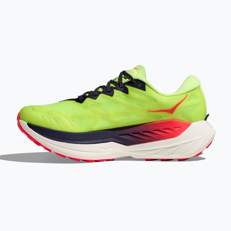 Încălțăminte de alergare pentru femei HOKA Rocket X Trail neon yuzu/neon flame 4