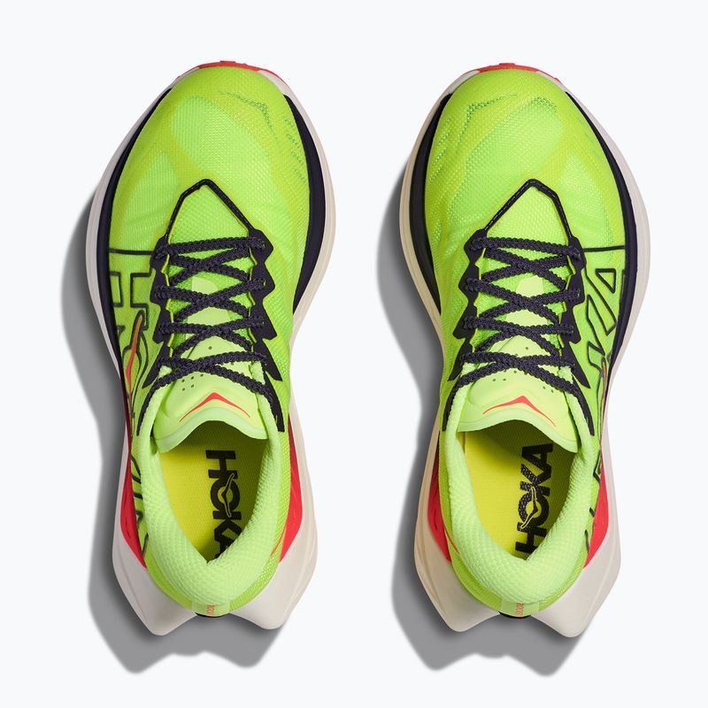 Încălțăminte de alergare pentru femei HOKA Rocket X Trail neon yuzu/neon flame 7