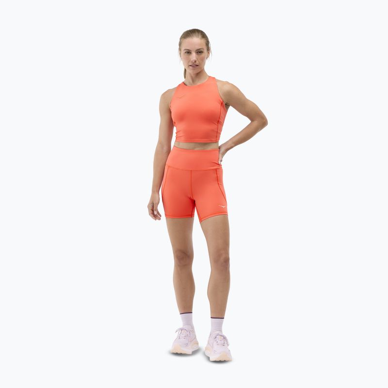 Sutien de antrenament HOKA Elaro Crop bell pepper 2