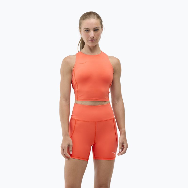 Sutien de antrenament HOKA Elaro Crop bell pepper 3