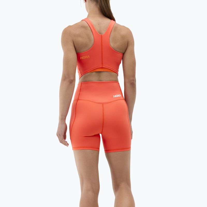 Pantaloni scurți de damă HOKA Elaro 5" Bike bell pepper 3