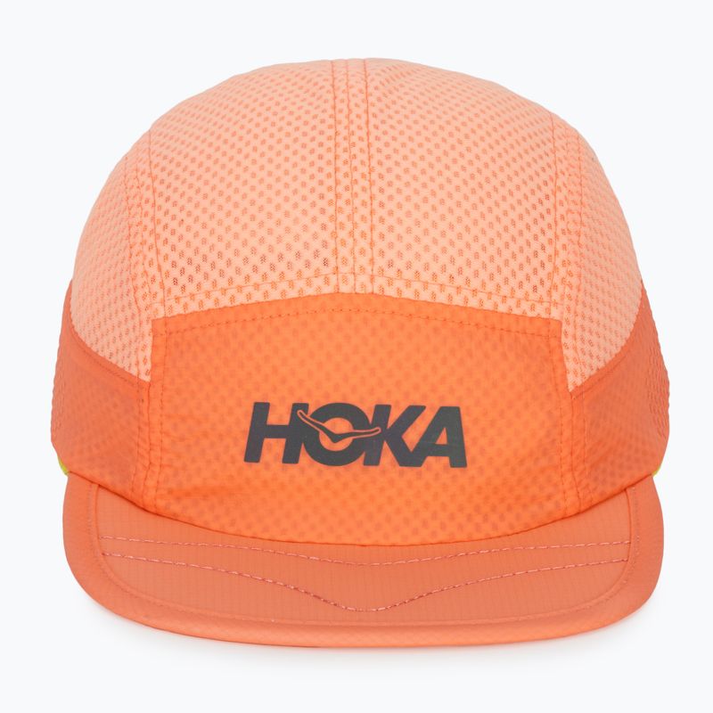 Șapcă cu cozoroc HOKA Trail Race neon cantaloupe 2