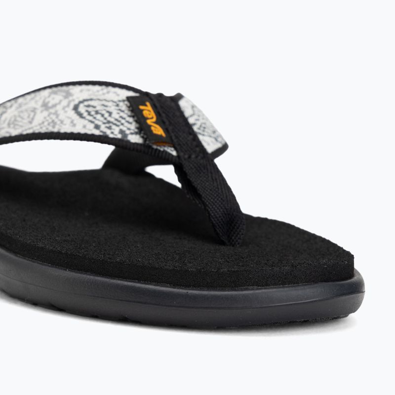 Șlapi pentru femei Teva Voya enchanted forest black/white 7