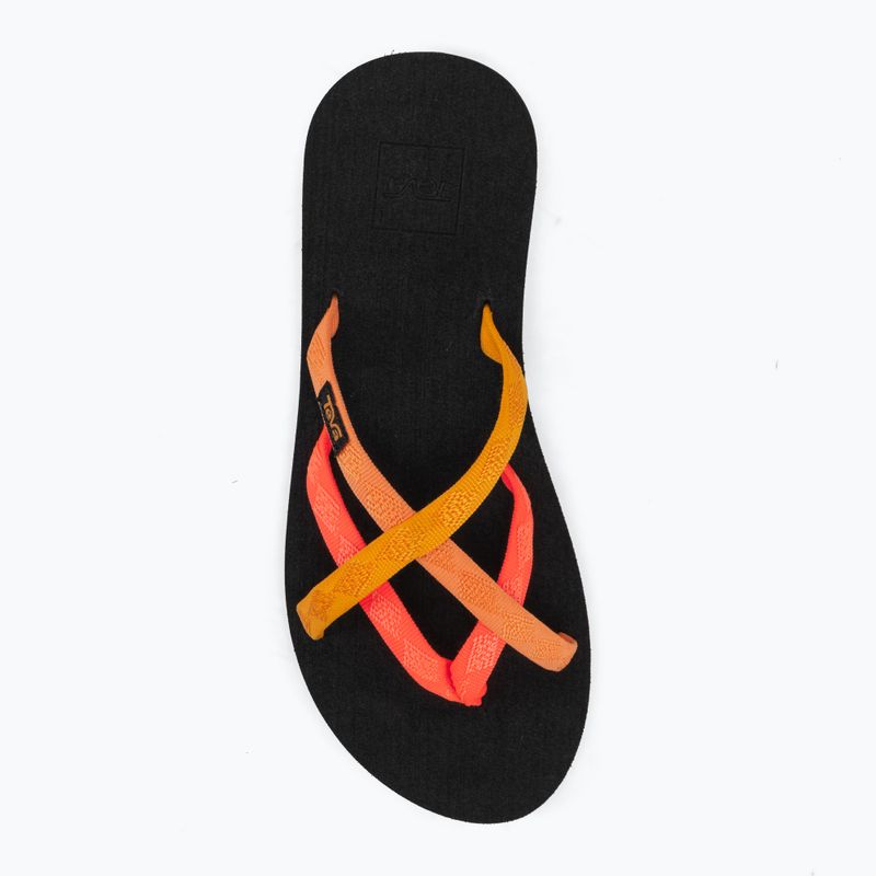 Sandale pentru femei Teva Olowahu neon coral multi 5
