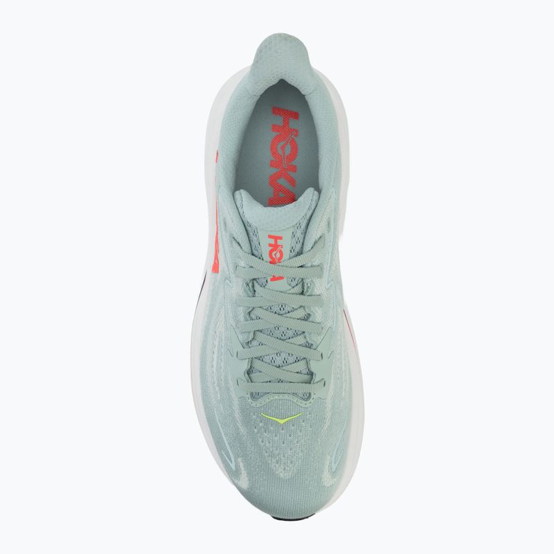 Încălțăminte de alergare pentru bărbați HOKA Clifton 10 sage/neon flame 5