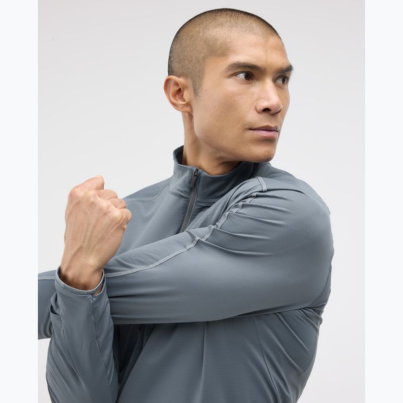 Bluză de alergare pentru bărbați HOKA GlideTech Quarter Zip faded navy 4
