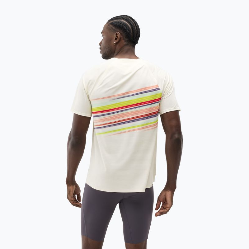 Tricou de alergare pentru bărbați HOKA Race Day alabaster flare 3