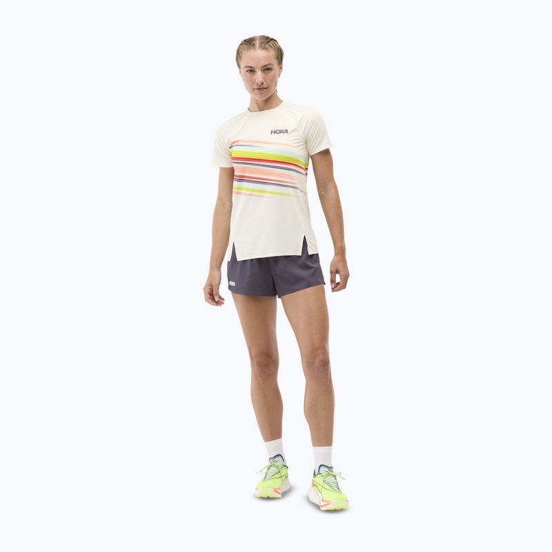 Tricou de alergare pentru femei HOKA Race Day alabaster flare 2