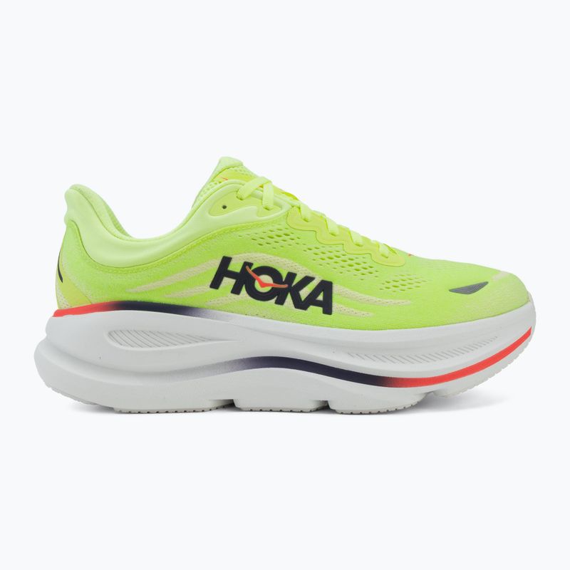 Încălțăminte de alergare pentru bărbați HOKA Bondi 9 Wide neon yuzu/sunlight 2