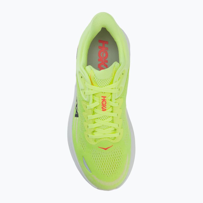 Încălțăminte de alergare pentru bărbați HOKA Bondi 9 Wide neon yuzu/sunlight 5