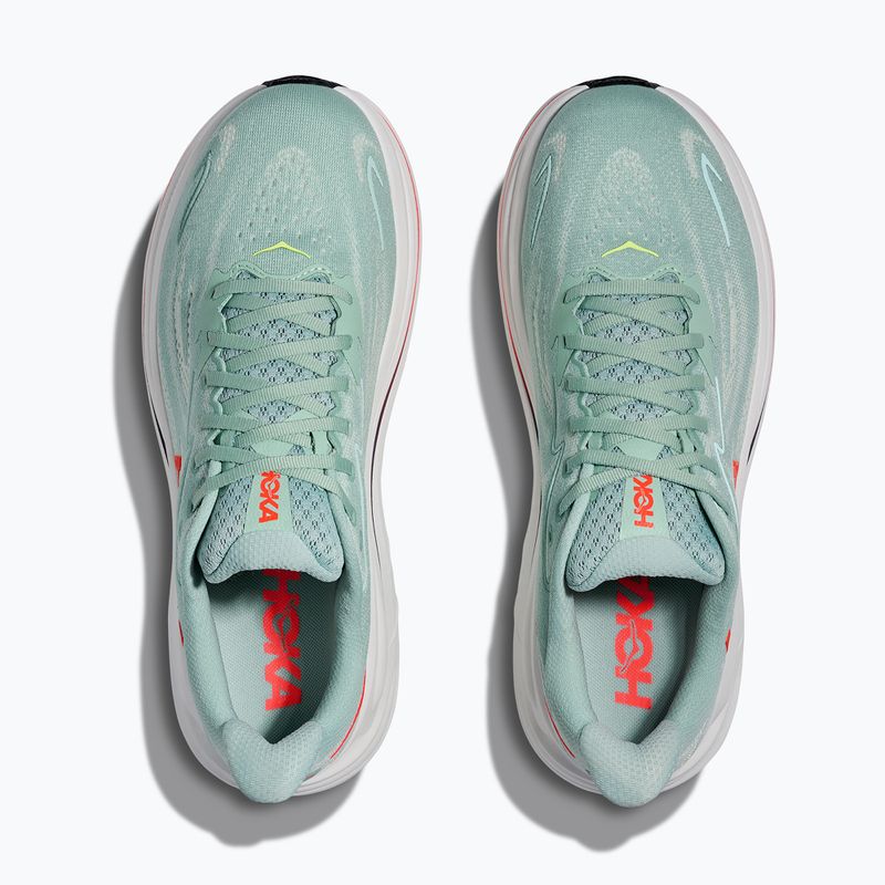 Încălțăminte de alergare pentru bărbați HOKA Clifton 10 Wide sage/neon flame 7