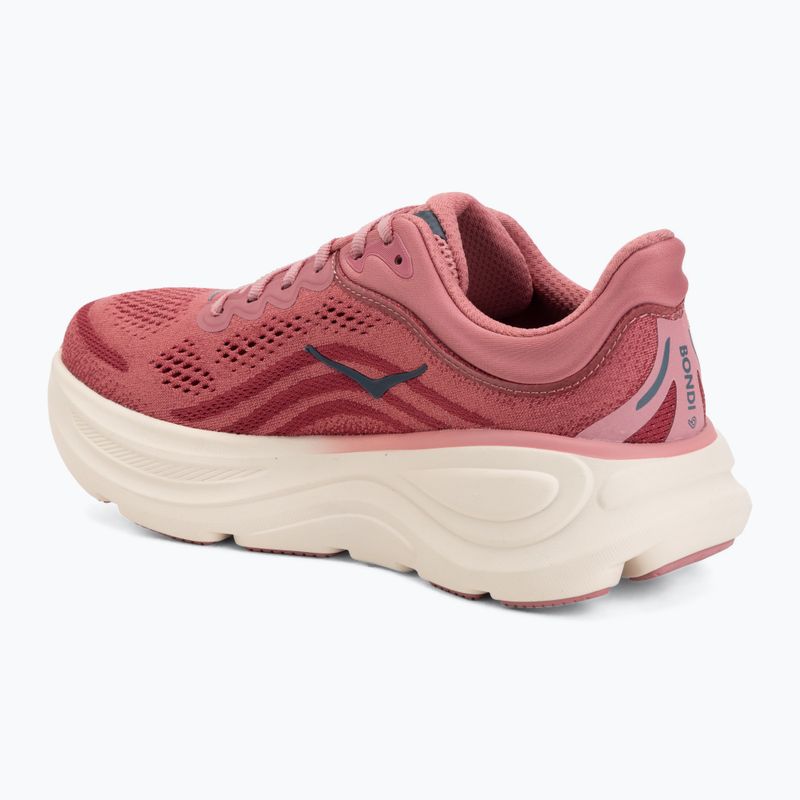 Încălțăminte de alergare pentru femei HOKA Bondi 9 Wide lingonberry/cranberry 3