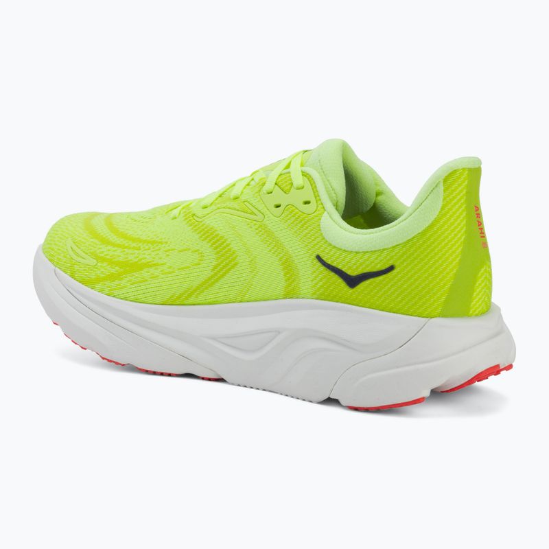 Pantofi de alergare pentru bărbați HOKA Arahi 8 Wide neon yuzu/neon flame 3