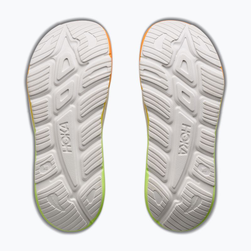 Șlapi HOKA Ora Recovery Slide 3 white/neon yuzu 7